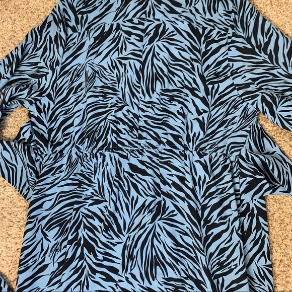 Standards & Practices blue Zebra Fever dress NWT - Picture 14 of 14